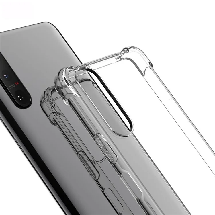 Imak Airbag TPU TPU Case + Protecteur D'écran Pour Sony Xperia 5 II - Transparent