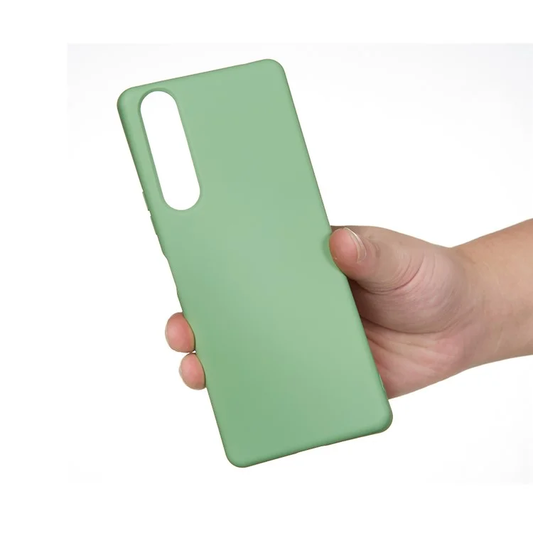 Case de Teléfono de Silicona Líquida Para Sony Xperia 5 II - Verde