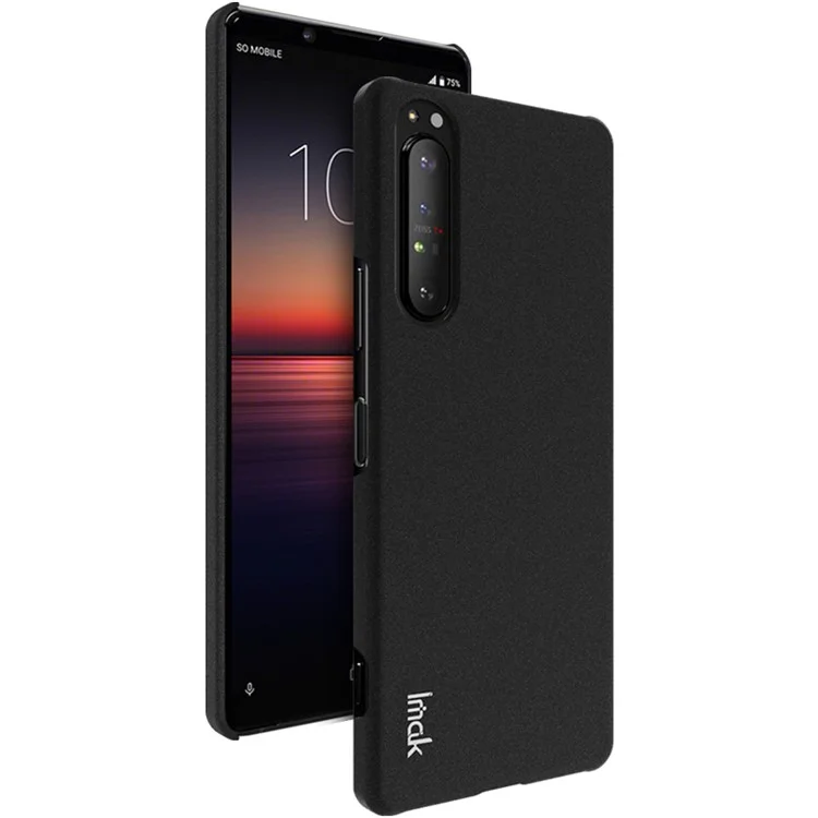 IMAK Cowboy Hard Shell PC Cell Phone Case for Sony Xperia 1 II - Matte Black