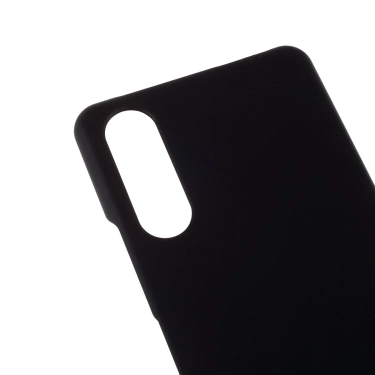 Custodia rigida per cellulare in policarbonato lucido e gommato per Sony Xperia 10 III 5G - Nero