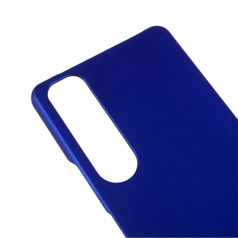 Rubberized Hard PC Cell Phone Case for Sony Xperia 1 III 5G - Dark Blue