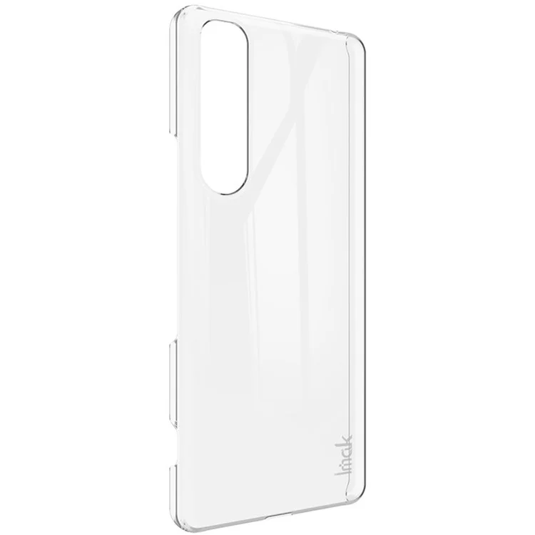 IMAK Clear Wear-resistant Hard Cell Phone Case per Sony Xperia 1 III 5G
