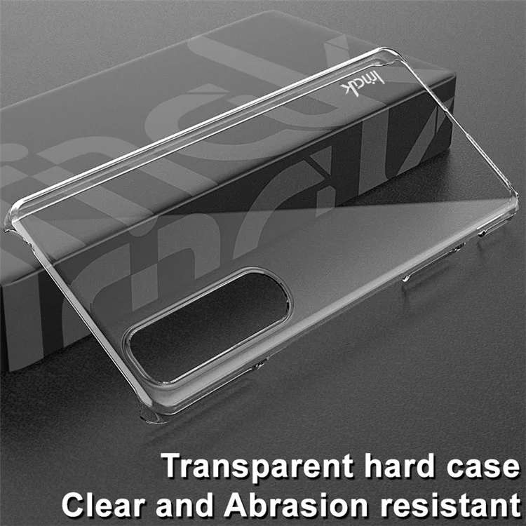 IMAK Clear Wear-resistant Hard Cell Phone Case per Sony Xperia 1 III 5G