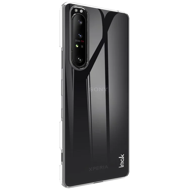 IMAK Clear Wear-resistant Hard Cell Phone Case per Sony Xperia 1 III 5G