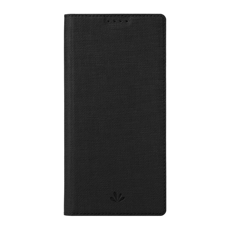 VILI DMX Series Custodia in pelle con protezione totale e supporto per Sony Xperia 10 III 5G - Nero