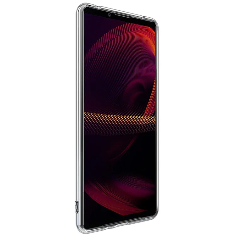 IMAK UX-5 Série Transparente Capa Flexível de Proteção Total TPU para Sony Xperia 5 III 5G 