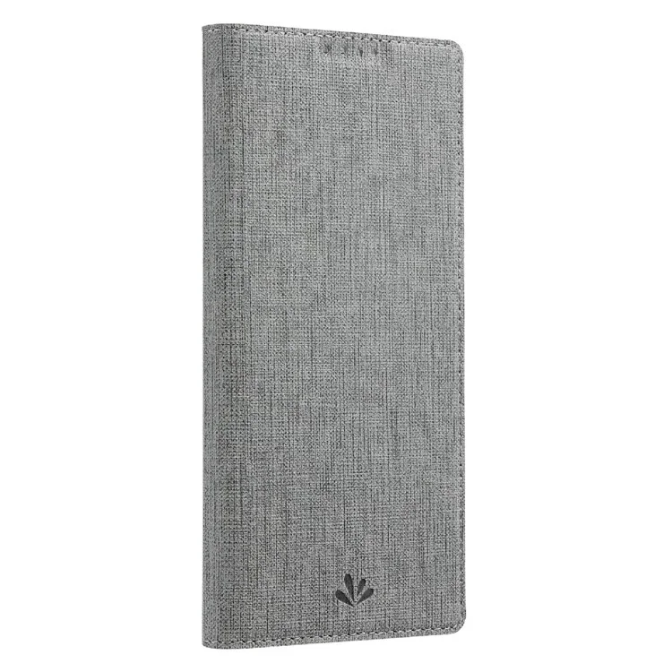 Coperchio Del Supporto Per Protezione Per Protezione in Pelle Della Serie Vili DMX Con Supporto Per Sony Xperia 5 III 5G - Grigio