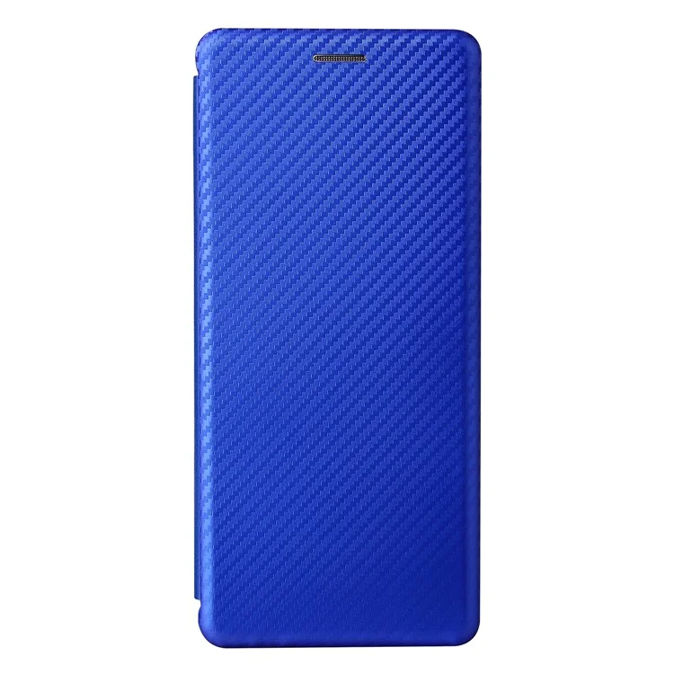 Custodia per telefono in fibra di carbonio per Sony Xperia 5 III 5G - Blu