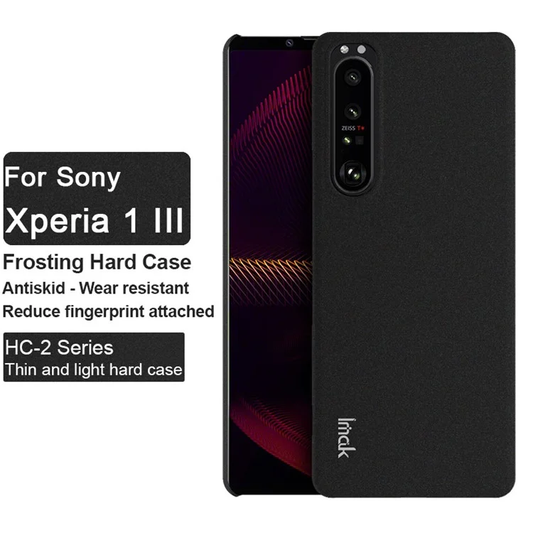 Custodia rigida IMAK HC-2 Series con superficie opaca per Sony Xperia 1 III 5G