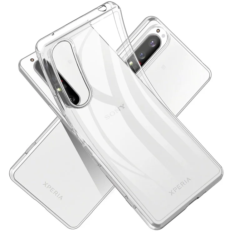 Custodia protettiva in TPU morbido a tutto tondo, antitraccia, ad alta definizione per Sony Xperia 1 III 5G