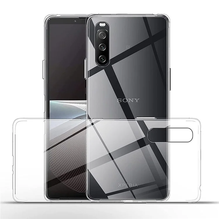 Couvercle de Protecteur de la Coque du Téléphone TPU Ultra-clearprint Ultra Clear Flexible Pour Sony Xperia 10 III 5G