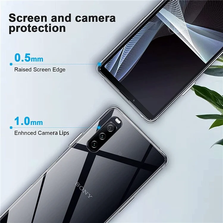 Custodia protettiva in TPU ultra flessibile e anti-impronte per Sony Xperia 10 III 5G