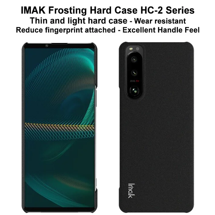 IMAK HC-2 Series Matte Surface Hard PC Phone Protective Cover Shell para Sony Xperia 5 III 5G