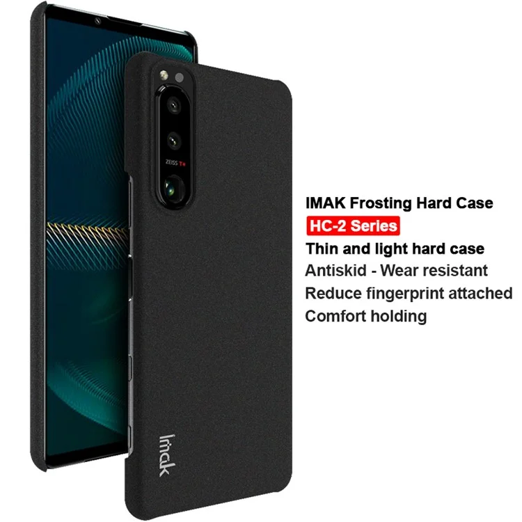 IMAK HC-2 Series Matte Surface Hard PC Phone Protective Cover Shell para Sony Xperia 5 III 5G