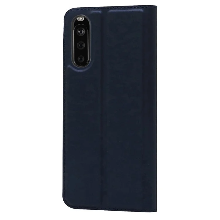 Custodia Per Copertina Del Telefono Cellulare in Pelle in Pelle PU Con Slot Per Schede Per Sony Xperia 10 III 5G - Blu