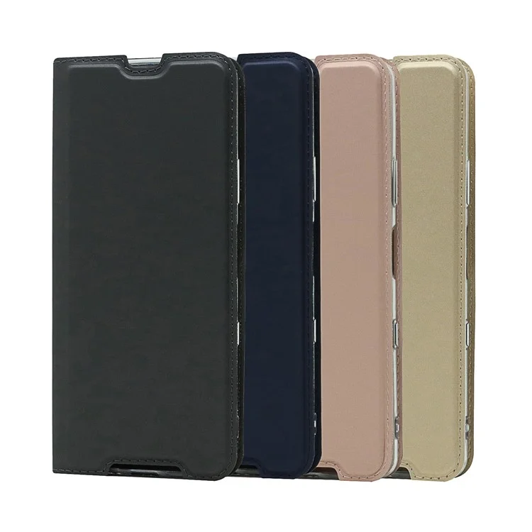 Custodia Per Copertina Del Telefono Cellulare in Pelle in Pelle PU Con Slot Per Schede Per Sony Xperia 10 III 5G - Blu