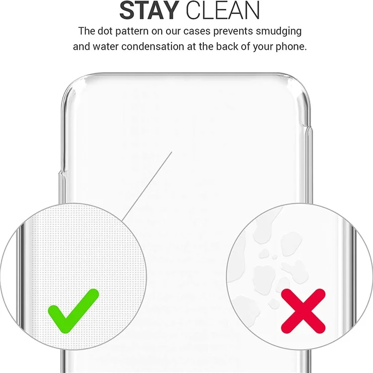 Capa de Telefone Suave de TPU Ultraclara Sem Impressão Digital para Sony Xperia 5 III 5G