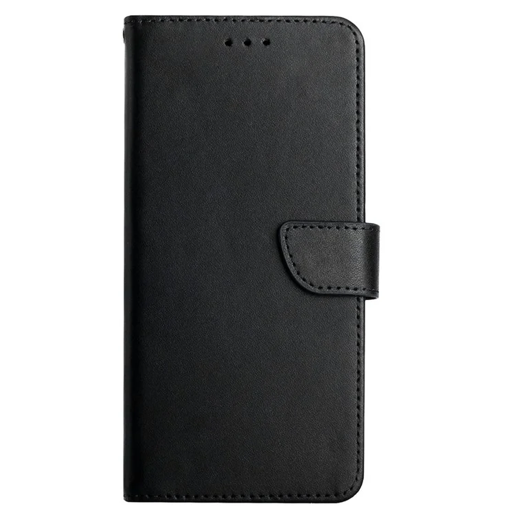Multifunktions-Spritzgroßfehler-Abdeckung Echtes Leder Nappa Textur Wallet Stand Gute Schutztelefonkasten Für Sony Xperia 10 III 5G / Xperia 10 III Lite - Schwarz