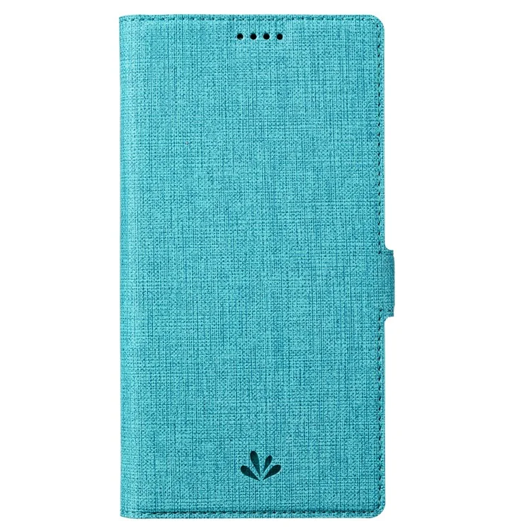 Casa de Portada de Teléfono de Doble Billetera de la Billetera de la Serie Vili K Con Soporte Plegable Para Sony Xperia Pro-I - Azul