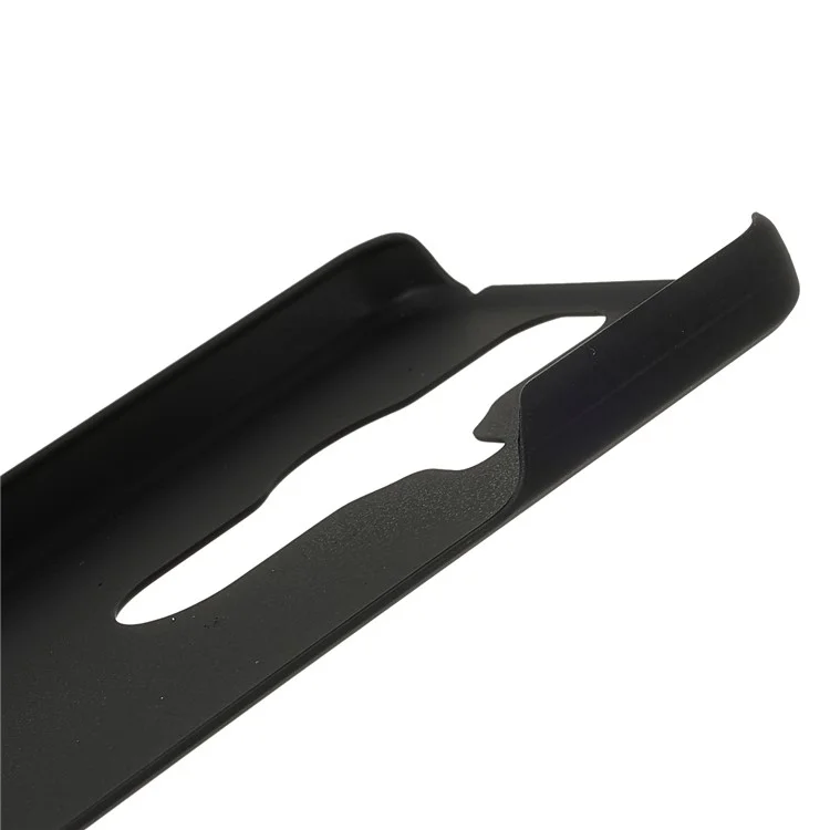 Funda protectora de PC duro con acabado de goma antihuellas y antirayones para Sony Xperia Pro-I - Negro