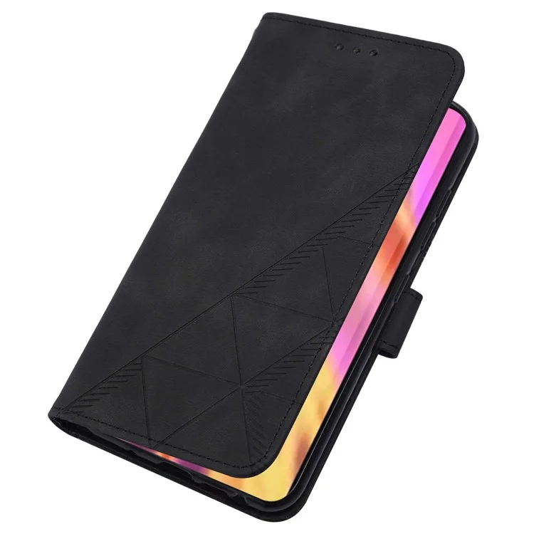 Serie PB2-1 Custodia in pelle PU a prova di caduta per telefono con tracolla magnetica per Sony Xperia 5 III 5G - Nero 