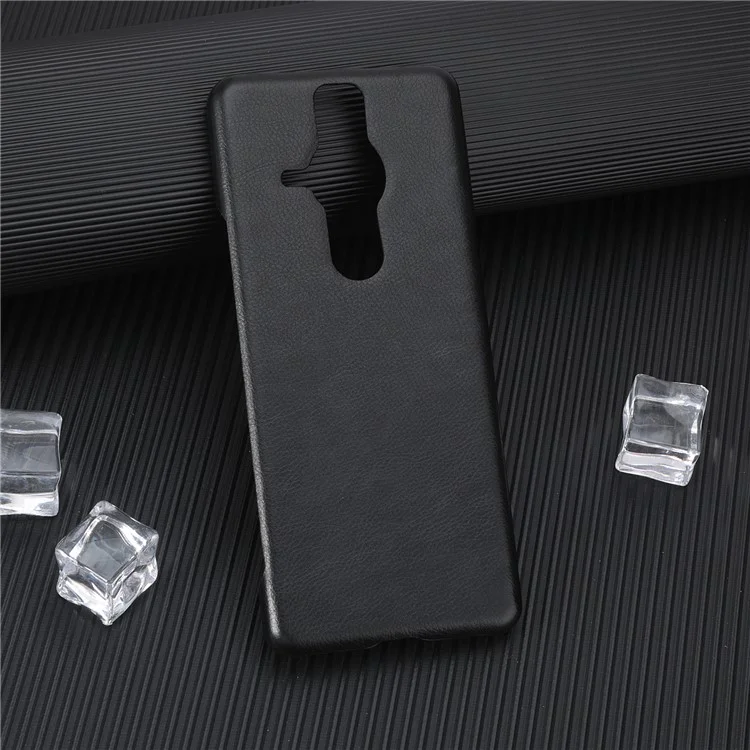 Para Sony Xperia Pro-I Litchi Texture PU Cuero Recubierto PC Hard PC Anti-Scratch Back Case - Negro