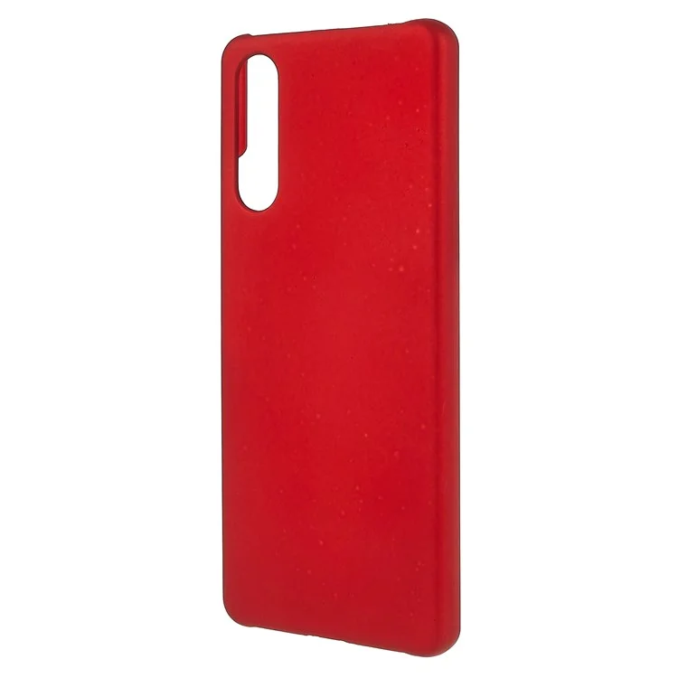 Para Sony Xperia 10 IV Ultra-slim Teléfono Móvil Case de Retroceso Dura PC Surface Cubierta de Goma de Superficie - Rojo