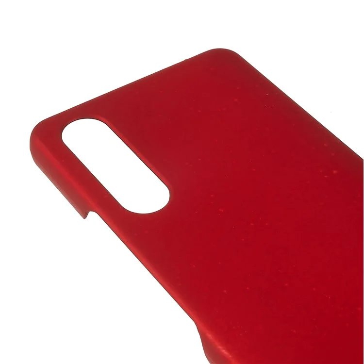 Pour Sony Xperia 10 IV Téléphone Mobile Ultra-clien Back Case Hard PC Surface Brillante Couverture Caoutchoutée - Rouge