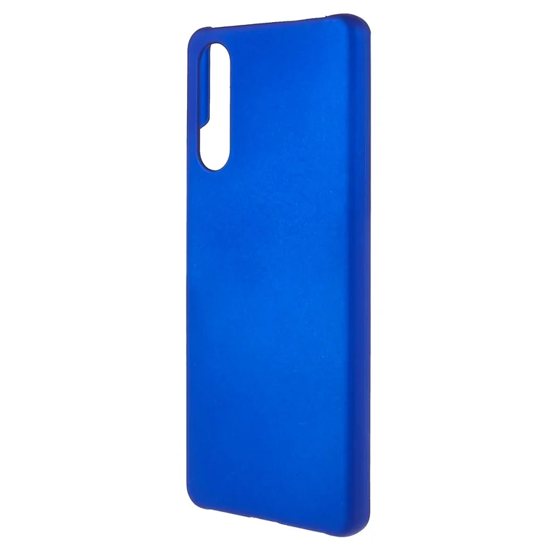 For Sony Xperia 10 IV Ultra-slim Mobile Phone Back Case Hard PC Glossy Surface Rubberized Cover - Blue