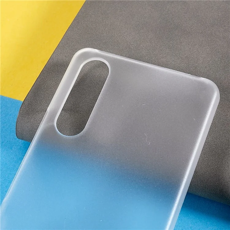 Para Sony Xperia 10 IV Ultra-slim Mobile Phone Back Case Hard PC Glossy Surface Rubberized Cover - Transparente