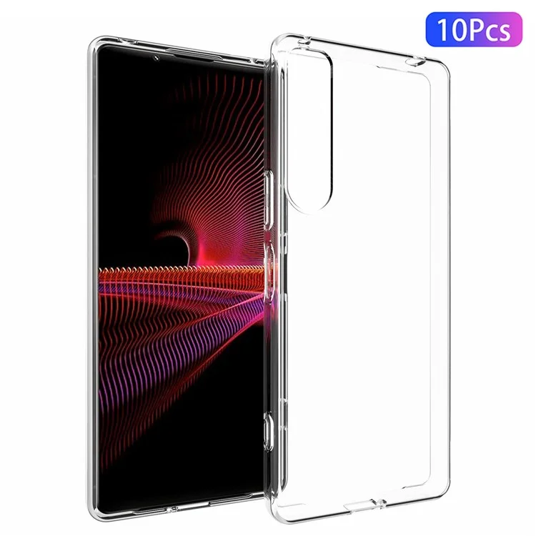 10 Teile / Pack Telefon Case Für Sony Xperia 1 Iv, Klare Tpu Innere Wassermarkenfreie Telefonabdeckung