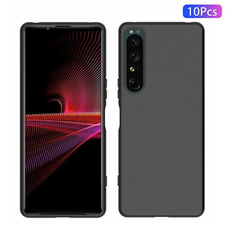 10 Шт. / Пакет Двусторонний Матовый Телефон Человек Для Sony Xperia 1 IV, Ультра-Стройная Анти-капля ТПУ Задняя Крышка