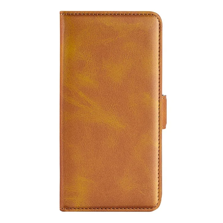 Für Sony Xperia 1 IV Kratzfeste Strukturierte Strukturierte Pu-leder-telefonhülle Ballet-design Folio Flip Phone Cover - Gelb