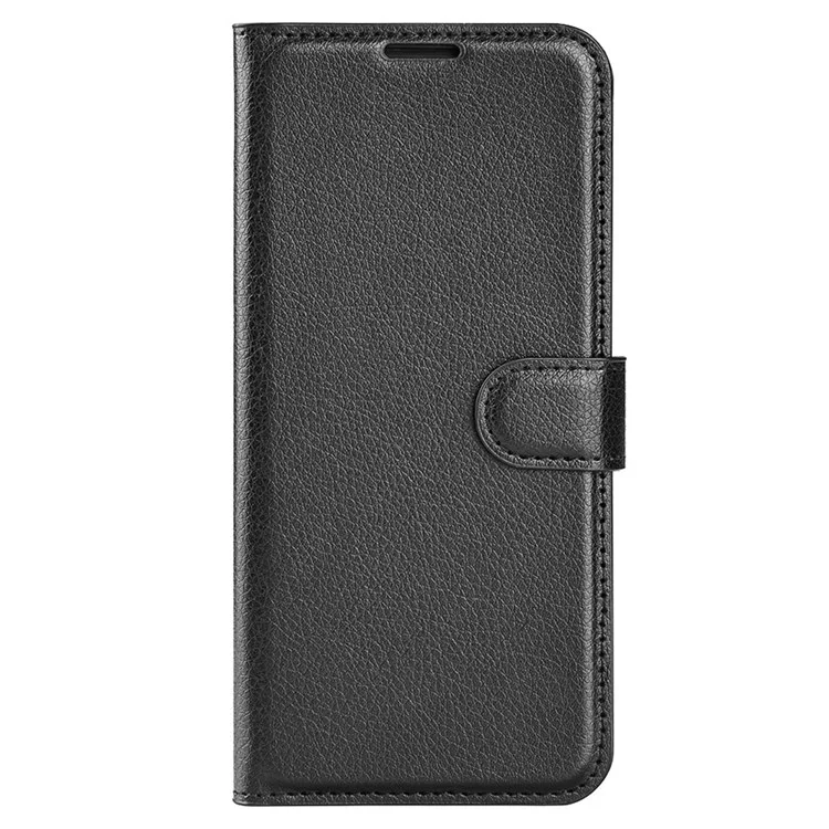 Для Sony Xperia Ace III Кожаный Кожаный Кошелек Case Case Litchi Texture Stand Book Shockpereper TPU Внутренняя Оболочка - Черный
