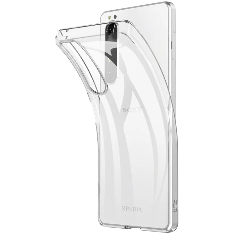 Чехол из ТПУ для Sony Xperia 1 IV, прозрачный мобильный телефон без отпечатков пальцев