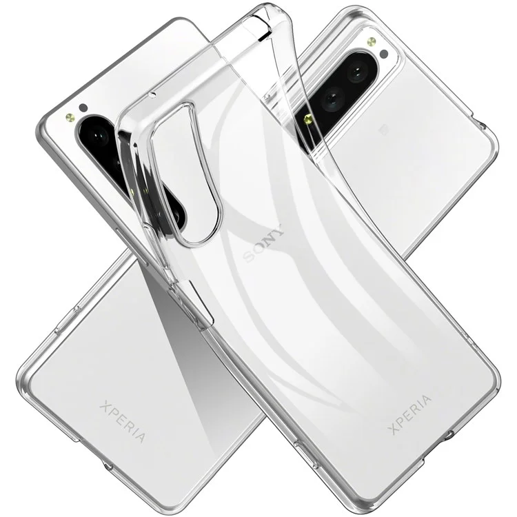 Чехол из ТПУ для Sony Xperia 1 IV, прозрачный мобильный телефон без отпечатков пальцев