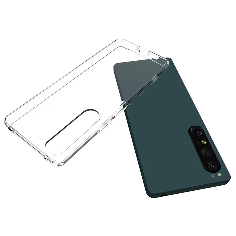 10pcs/pack Clear Tpu-telefonhülle Für Sony Xperia 1 IV, Innere Wasserzeichenfreie Kee-resistente Weiche Rückenabdeckung