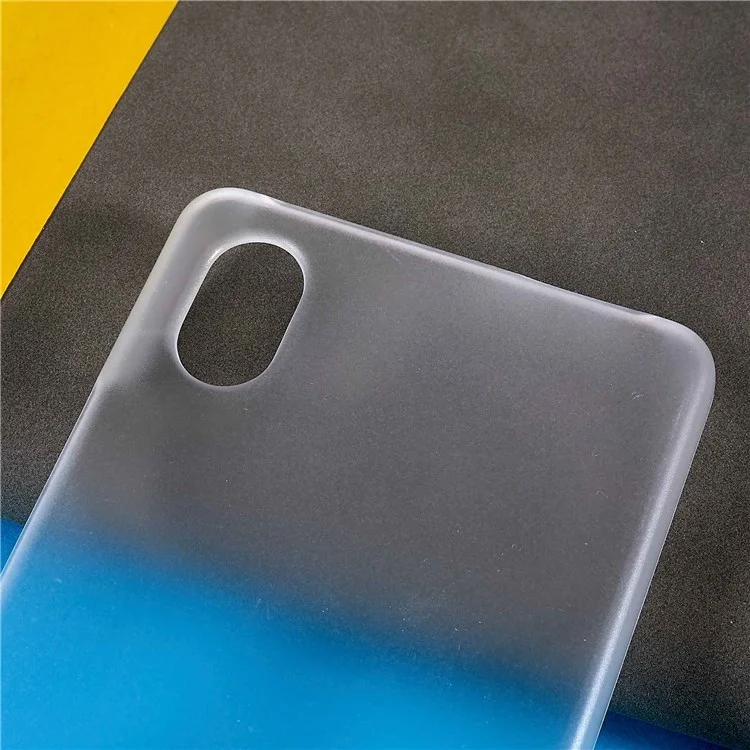 For Sony Xperia Ace III Lightweight Anti-scratch Rubberized Glossy Surface Protective Cover Hard PC Cell Phone Case - Transparent
