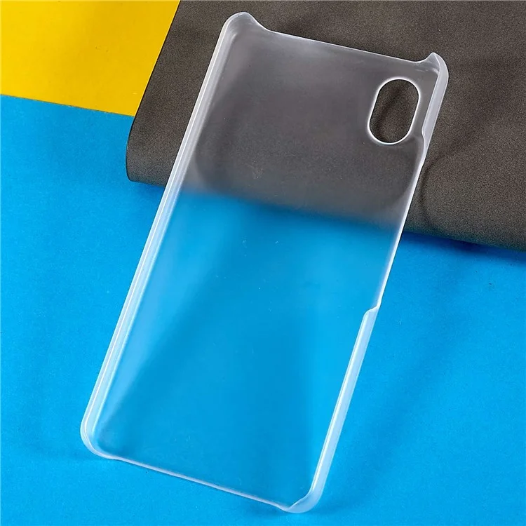 For Sony Xperia Ace III Lightweight Anti-scratch Rubberized Glossy Surface Protective Cover Hard PC Cell Phone Case - Transparent