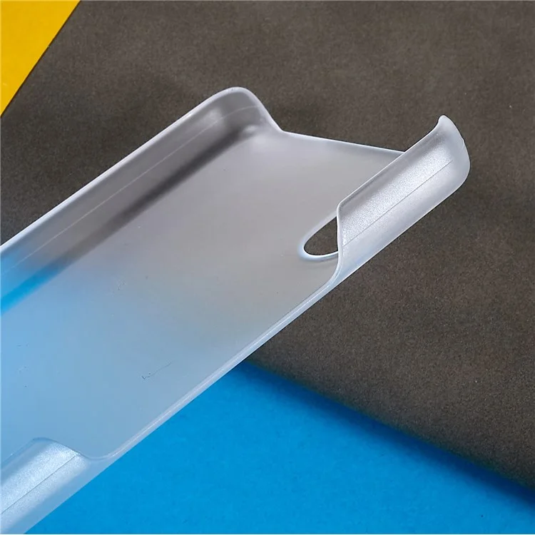 For Sony Xperia Ace III Lightweight Anti-scratch Rubberized Glossy Surface Protective Cover Hard PC Cell Phone Case - Transparent