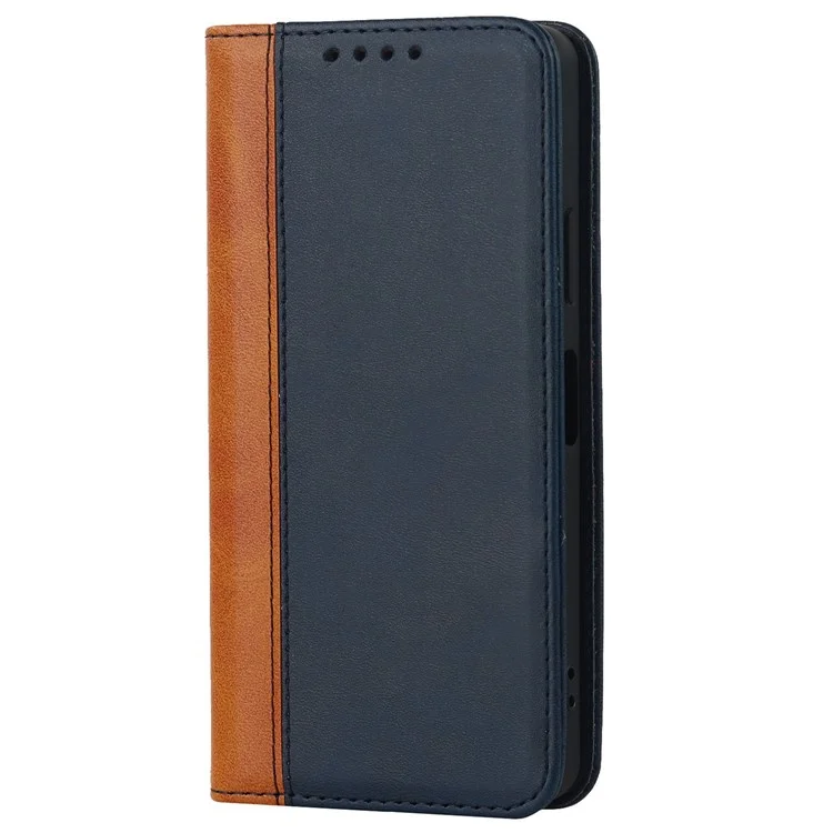 Für Sony Xperia Ace III 5G Anti-fall-telefonabdeckung Bi-farben-spleißen Magnetisch Automatisch Absorbiertes Pu-leder-telefongehäuse Mit Brieftaschenständer - Schwarz Gelb
