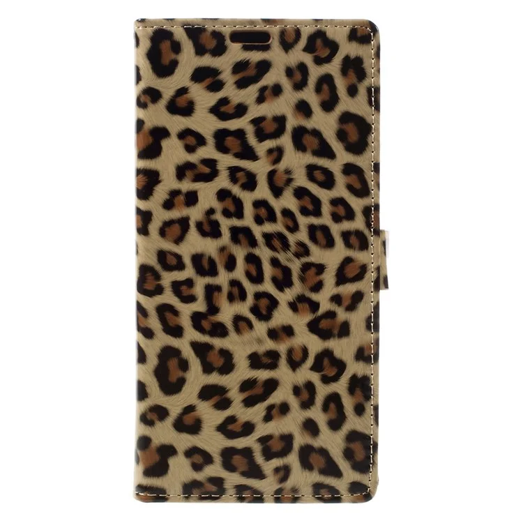 Leopard Texture Flip Leather Wallet Stand Case for Sony Xperia XA Ultra