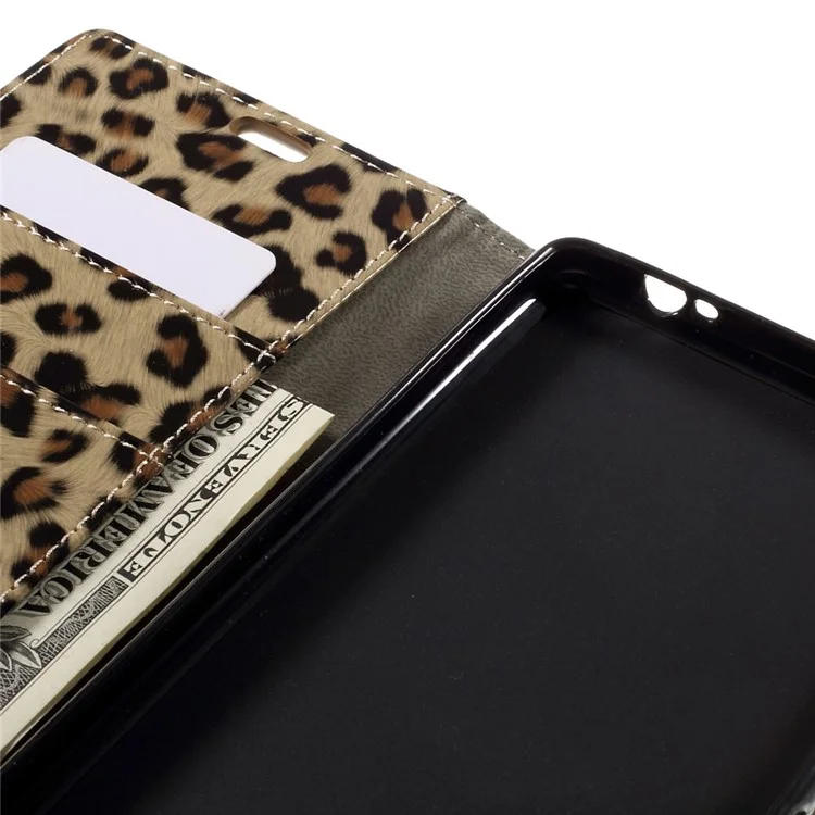 Leopard Texture Flip Leather Wallet Stand Case for Sony Xperia XA Ultra