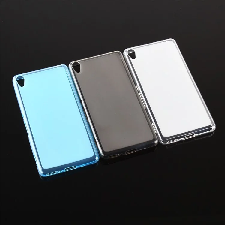 50PCS/Pack Double-sided Matte TPU Case for Sony Xperia XA / XA Dual - White