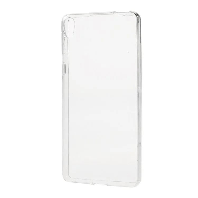 Glossy TPU Gel Case Protector for Sony Xperia E5 - Transparent
