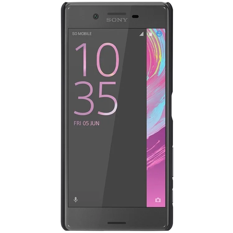 NILLKIN Super Frosted Shield Hard Phone Case for Sony Xperia X - Black