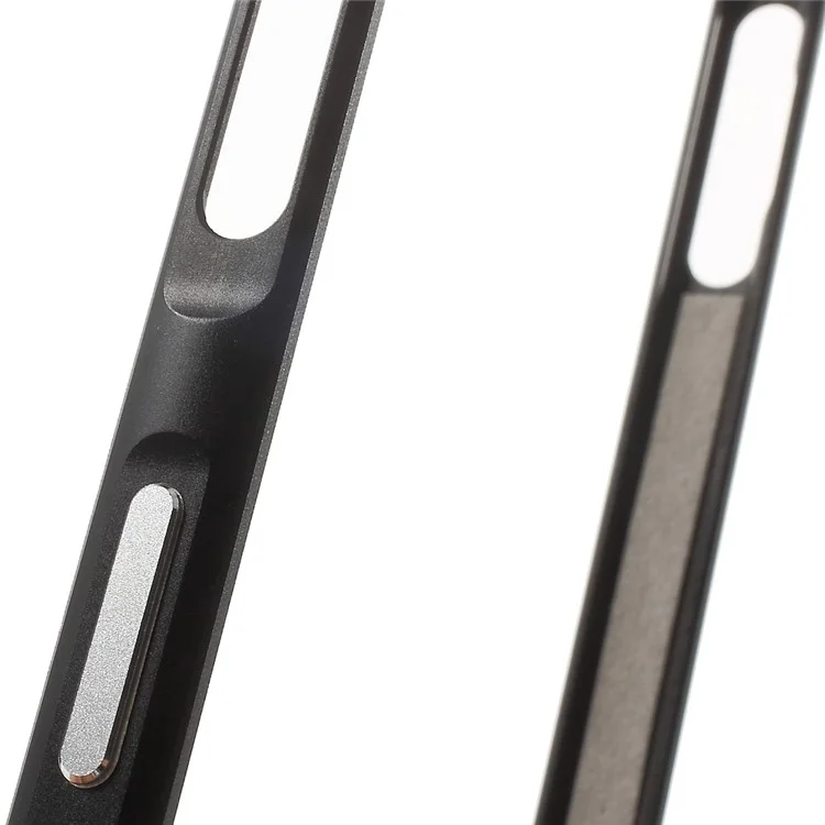 Plating Metal Bumper with Hippocampal Buckle for Sony Xperia X Performance - Black