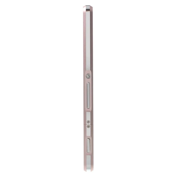 Aluminum Alloy Impact Protection Bumper Phone Case for Sony Xperia XA / Dual - Rose Gold