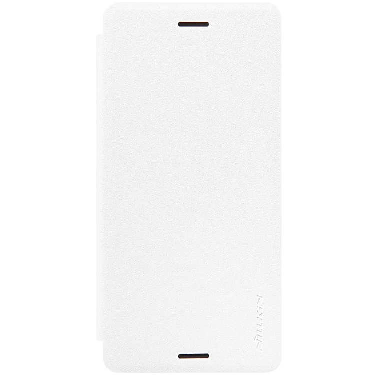 NILLKIN Sparkle Series Smart Leather Cover for Sony Xperia X Performance - White