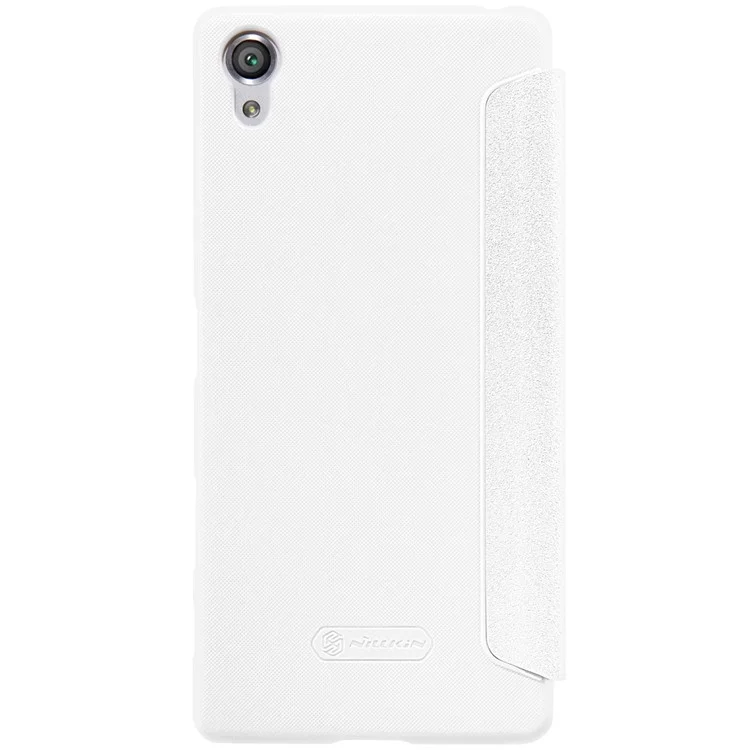 NILLKIN Sparkle Series Smart Leather Cover for Sony Xperia X Performance - White